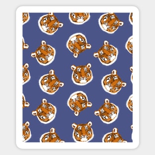 Tiger Heads Pattern Sticker